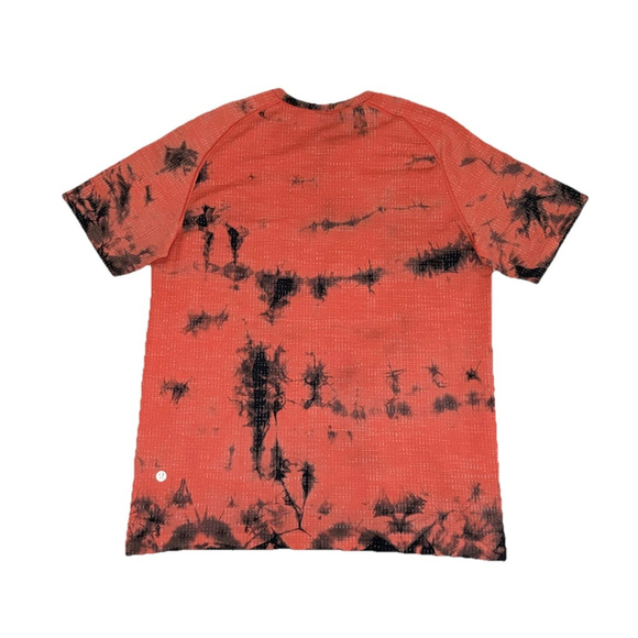 Lululemon Other - LULULEMON METAL VENT SHORT SLEEVE ORANGE BLACK SIZE MEDIUM